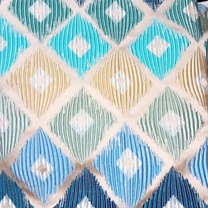 Fabric for crafting Blues Textured Diamond Jacquard Heavy 135cm L 140cm W - Picture 1 of 5