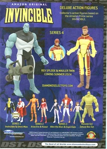 2023 AMAZON ORIGINAL INVINCIBLE Action Figuren PAPIERDRUCK WERBEKUNST - REX SPLODE - Bild 1 von 4