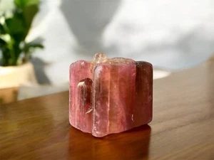 Amazing Pink Tourmaline Rough Gemstone 22.4 Grams From Africa - Picture 1 of 5
