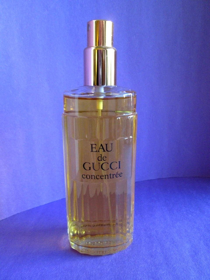 Eau de Gucci Concentree Años 80 Vintage Perfume Spray 125 ml 4.2 OZ Scannon Sin Tapa Foto 1 de 3