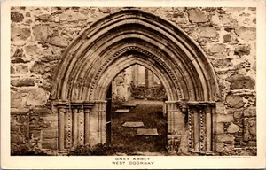 Grey Abbey West Doorway County Down, Irlanda del Norte Monasterio Cisterciense PC - Imagen 1 de 2