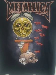 2004 Y2K Metallica Frantic Tick Tick Life Death is Pain Gr. M T-Shirt Vintage - Bild 1 von 5