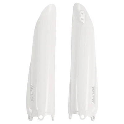 Juego de cubiertas de horquilla inferior Acerbis blancas para Yamaha YZ250F 2008-2009 Foto 1 de 2