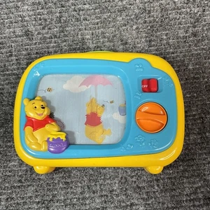 Vintage Disney Winnie Puuh Musical TV Krippe Schnuller Spielzeug Walgreens blau Baby - Bild 1 von 9