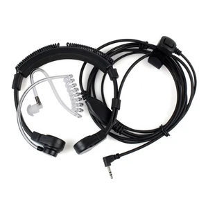 1Pin PTT Heavy Duty Throat Mic Earpiece For Motorola T6200C EM1000 T5428 f - Picture 1 of 14