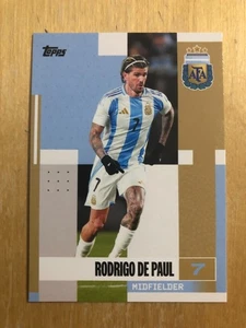 Topps Team set Argentina 2024/25 - rodrigo de paul - Bild 1 von 1
