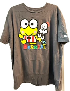 Sanrio Keroppi Graphic T-Shirt Gray 100% Cotton - Size XL - Picture 1 of 4