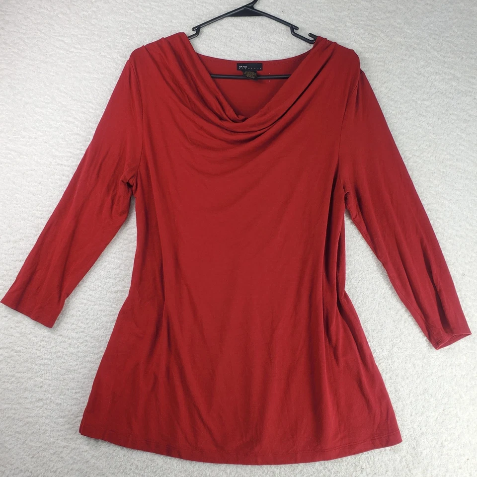 Top para mujer Y2K mediano rojo capucha cuello elástico caprichoso silueta elegante preppy Foto 1 de 4