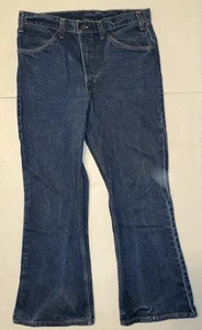 Vintage 70s Orange Tab Levis 646 Jeans Herren 34x30 Flare Boot Bell Reg Wash USA - Bild 1 von 10