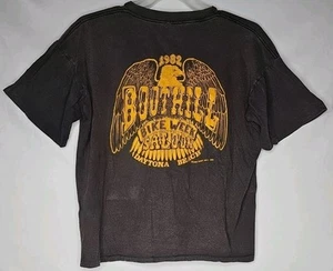 Vintage 80s 1982 Boothill Saloon Daytona Beach Bike Week T-Shirt Size Large Rare - Bild 1 von 7