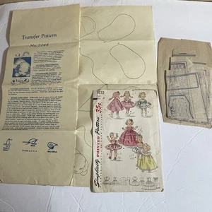 Simplicity Printed Pattern Doll Size 8 Inches Sewing Patterns - Picture 1 of 10
