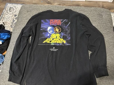 Supreme Undercover Public Enemy Counterattack Long Sleeve Tee Sz XL Black SS18 - Image 1 of 4