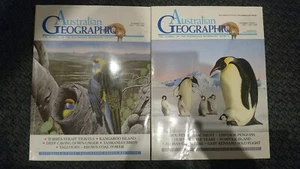2 retro australian geographic magazines pick up or post - Picture 1 of 2