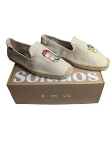 Soludos Mens Size 10.5 Beer&Shot Smoking Slippers Shoes Espadrille Slipon Loafer - Picture 1 of 5
