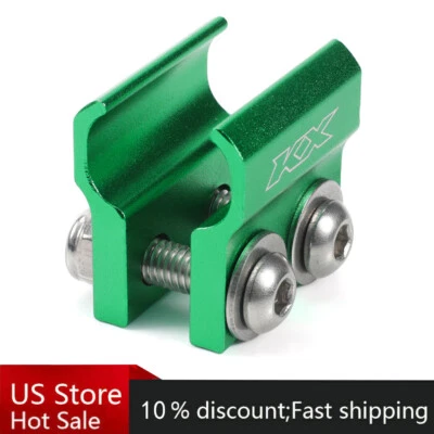 CNC Front Brake Lines Hose Clamp Holder For KAWASAKI KX85 KX100 KX250/X KX 450/F — 第 1/4 张图片