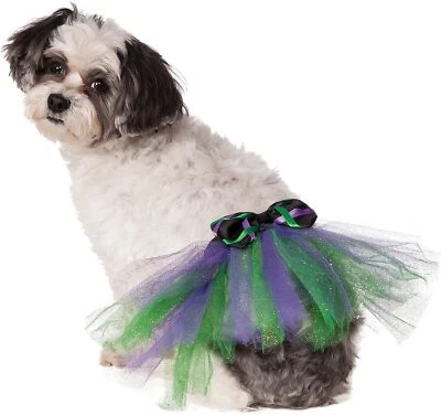 Púrpura Verde Tutú Bruja Elegante Vestir Halloween Perro Gato Mascota Disfraz Accesorio Foto 1 de 2
