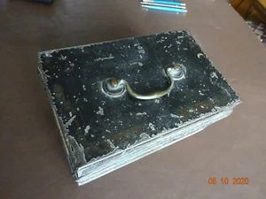 antique steel cash box - Picture 1 of 10