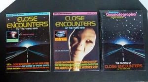 Lot 3 Close Encounters Third Kind 1978 Poster Magazines #1 & 2 + Cinematographer - Bild 1 von 15