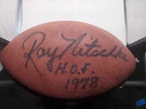 Ray Nitschke Autographed Football Beckett Certified - Picture 1 of 5