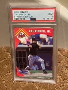 1995 Kenner Starting Lineup Cal Ripken Jr. PSA 9 Card LOW POP NEWCASE - Picture 1 of 1