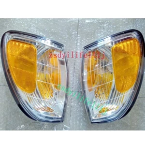 2x For Lexus LX470 1998-2007 White Yellow LH RH Turn Signal Corner Light Cover - Picture 1 of 1