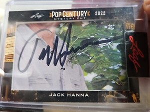 Jack Hanna 2022 Leaf Pop Century Metal Cut Signature Auto M-JH1
