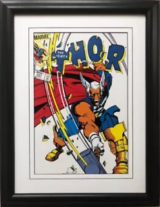 Póster de cómic enmarcado de Marvel The Mighty Thor"" #337 de Nick Fury - Imagen 1 de 3