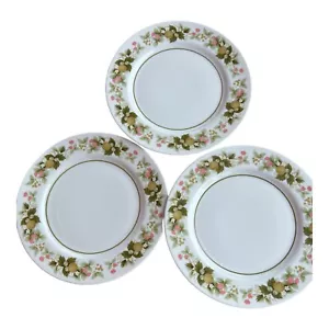 Set 3 piatti vintage Mikasa Eclipse Sumay verde rosa frutta floreale - Foto 1 di 7