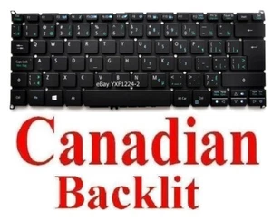 Keyboard for Acer SPIN 1 SP113-31 SP113-31-P6NZ - CA Backlit - Imagen 1 de 2
