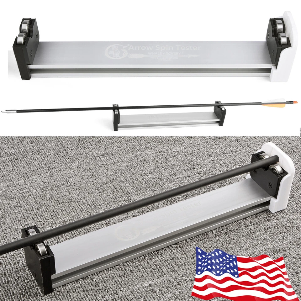 MILAEM Archery Arrow Spinner Tester Balance Straightness Inspector Archery Spine Tool