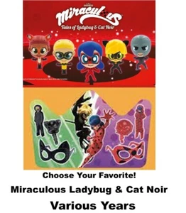 Burger King 2018/2022 Miraculous Lady Bug & Cat Noir Toys-Pick! - Picture 1 of 8