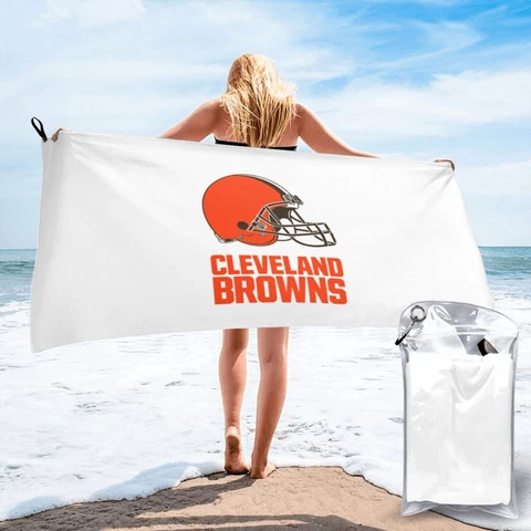 Cleveland Browns Gym Quick Dry Towel Beach Camping Towel 27.5x55 Inch Cover