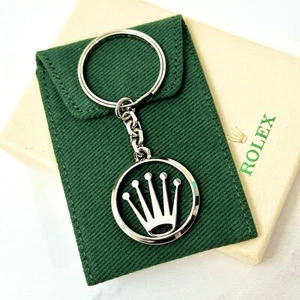 Rolex Crown Stainless Steel Keychain Titanium Keyring AD VIP Gift - Picture 1 of 5
