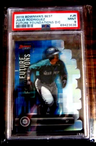 2019 BOWMANS BEST #FF-JR JULIO RODRIGUEZ FUTURE FOUNDATIONS GRADED PSA MINT 9 - Picture 1 of 2