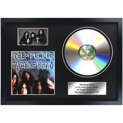 Deep Purple – Machine Head / Memorabilia / Souvenir in black frame / CD / Rock - Image 1 of 4