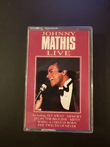 JOHNNY MATHIS LIVE CASSETTE - Picture 1 of 6