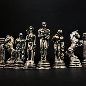 Chess Pieces Only Handmade Medieval age Mythology Chessmen - Christmas Gifts 🎁 - Picture 1 of 7