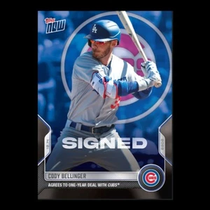 2022 Topps Now #OS-50 Cody Bellinger Signed with Cubs (PR-432) - Picture 1 of 2