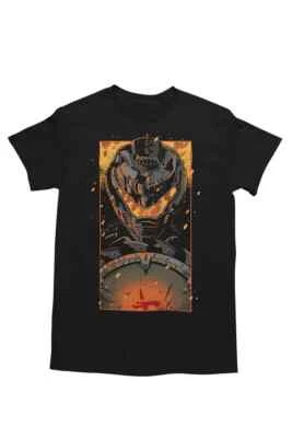 DOOM: The Dark Ages In Flames Black Unisex T-Shirt TDA Official NEW - Image 1 of 3