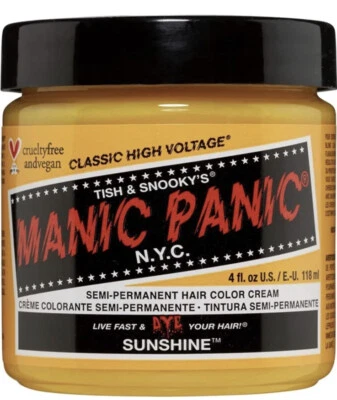 Tinte de cabello semipermanente Manic Panic 4 oz (40 sol) lote de 2 Foto 1 de 4