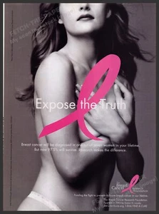 Breast Cancer Research Foundation 2000s Print Advertisement 2004 Awareness - Picture 1 of 1