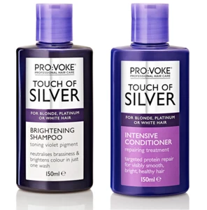 DUO Provoke Touch of Silver aufhellendes Shampoo + Intensiv-Conditioner 150ml