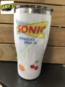 Ultiimate Drink Stop Sonic inspirierter Glitzerbecher - Glitzerbecher - Bling Tu - Bild 1 von 1