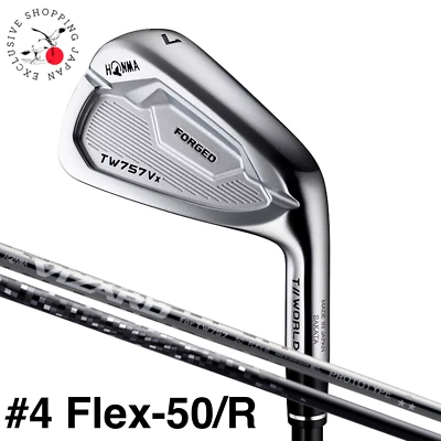 HONMA Tour World TW757Vx Iron #4 VIZARD PROTOTYPE 50 Graphite Shaft Flex R MTO - Image 1 of 4