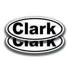 CLARK NAME DECALs 2 Stickers Bogo Car Truck Bumper Window