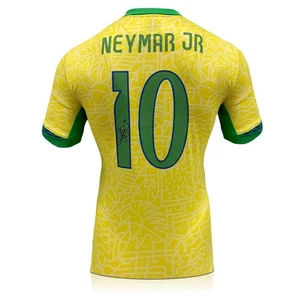 Neymar signiertes Fußballtrikot Brasilien 2024 - Bild 1 von 4