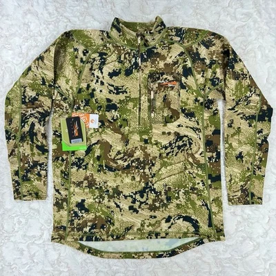 Sitka Core Mid-Wt Zip-T Fleece Mens XXL Optifade Subalpine Odor Control 10036-SA - Image 1 of 4