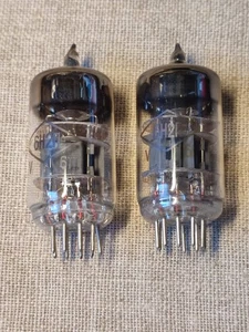 2 pcs. 6N2P FOTON  / ECC83  Double Triode Tubes,  Same Date V.1961 ,TRIPLE MICA - Picture 1 of 10