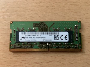 Micron 8GB DDR4 3200MHz SODIMM | PC4-25600 | CL22 | MTA8ATF1G64HZ-3G2J1 | Tested - Picture 1 of 2