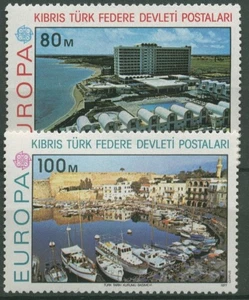 Türkisch-Zypern 1977 Europa: Landschaften, Hafen, Famagusta 41/42 postfrisch - Picture 1 of 1